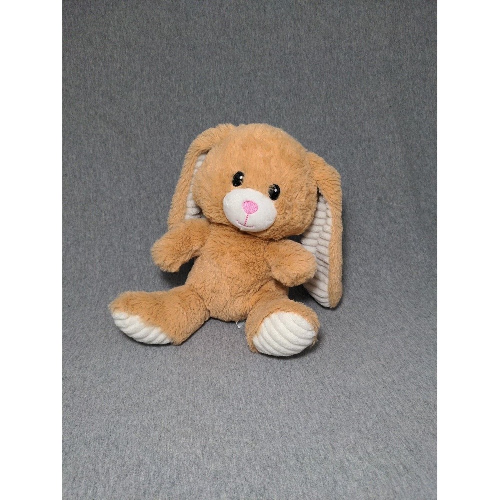 Spark Create Imagine Walmart 10" Plush Tan Bunny Rabbit with Rattle & Crinkle